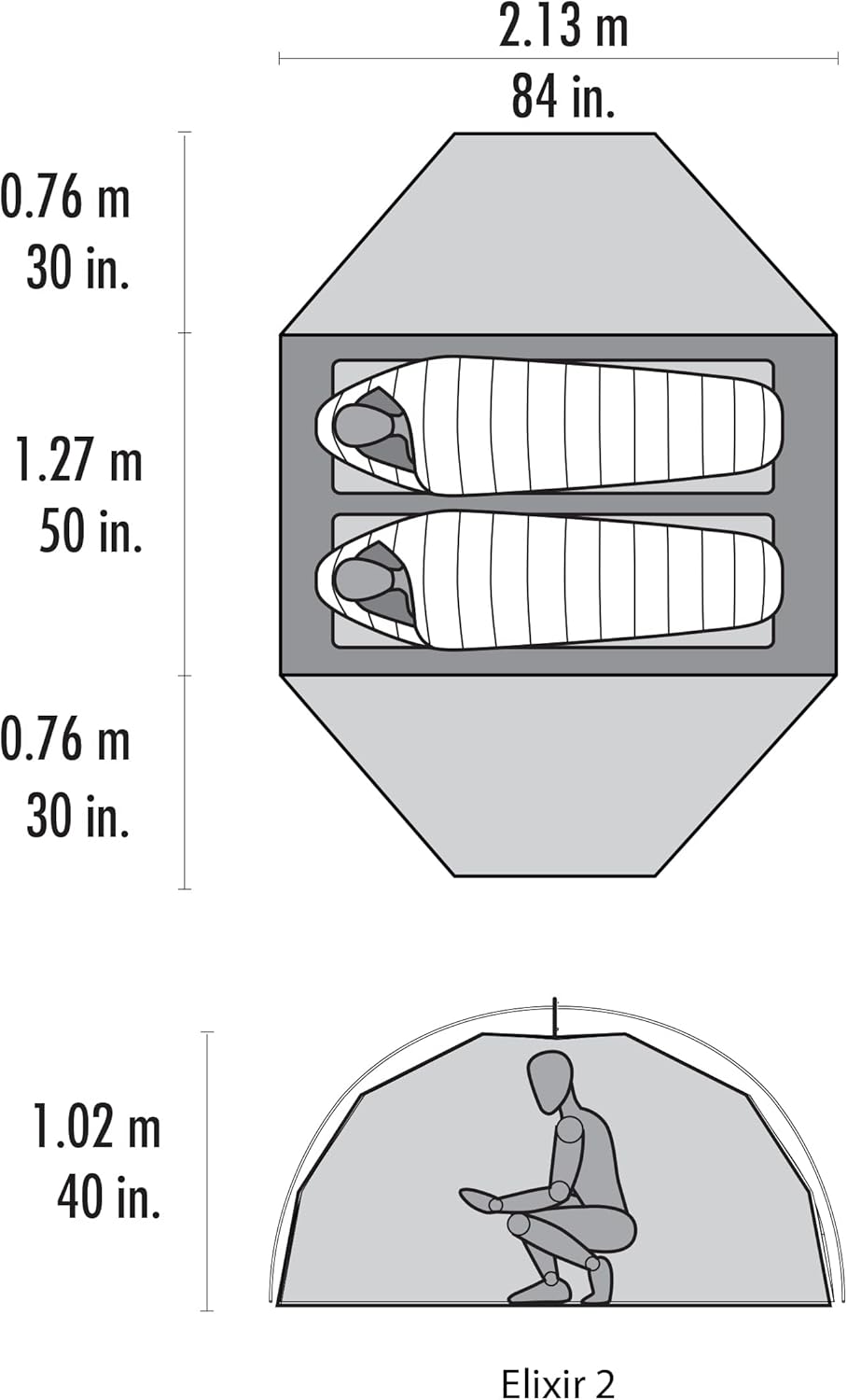 MSR Elixir 2-Person Lightweight Backpacking Tent · v6