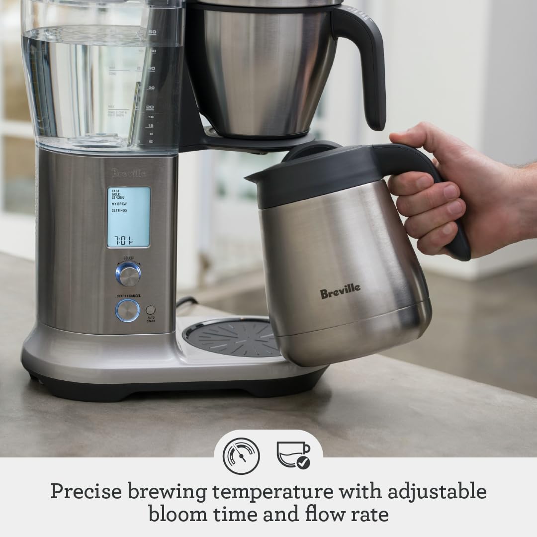 Breville BDC450BSS Precision Brewer Thermal, 커피 메이커, 브러시드 스테인리스 스틸, 13.5 x 9\ x 16\