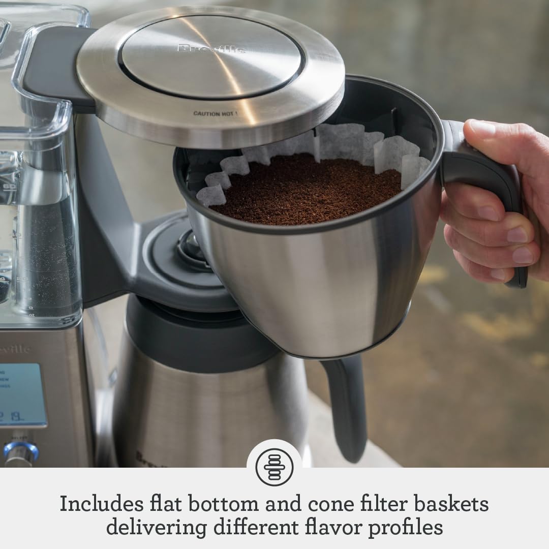 Breville BDC450BSS Precision Brewer Thermal, 커피 메이커, 브러시드 스테인리스 스틸, 13.5 x 9\ x 16\