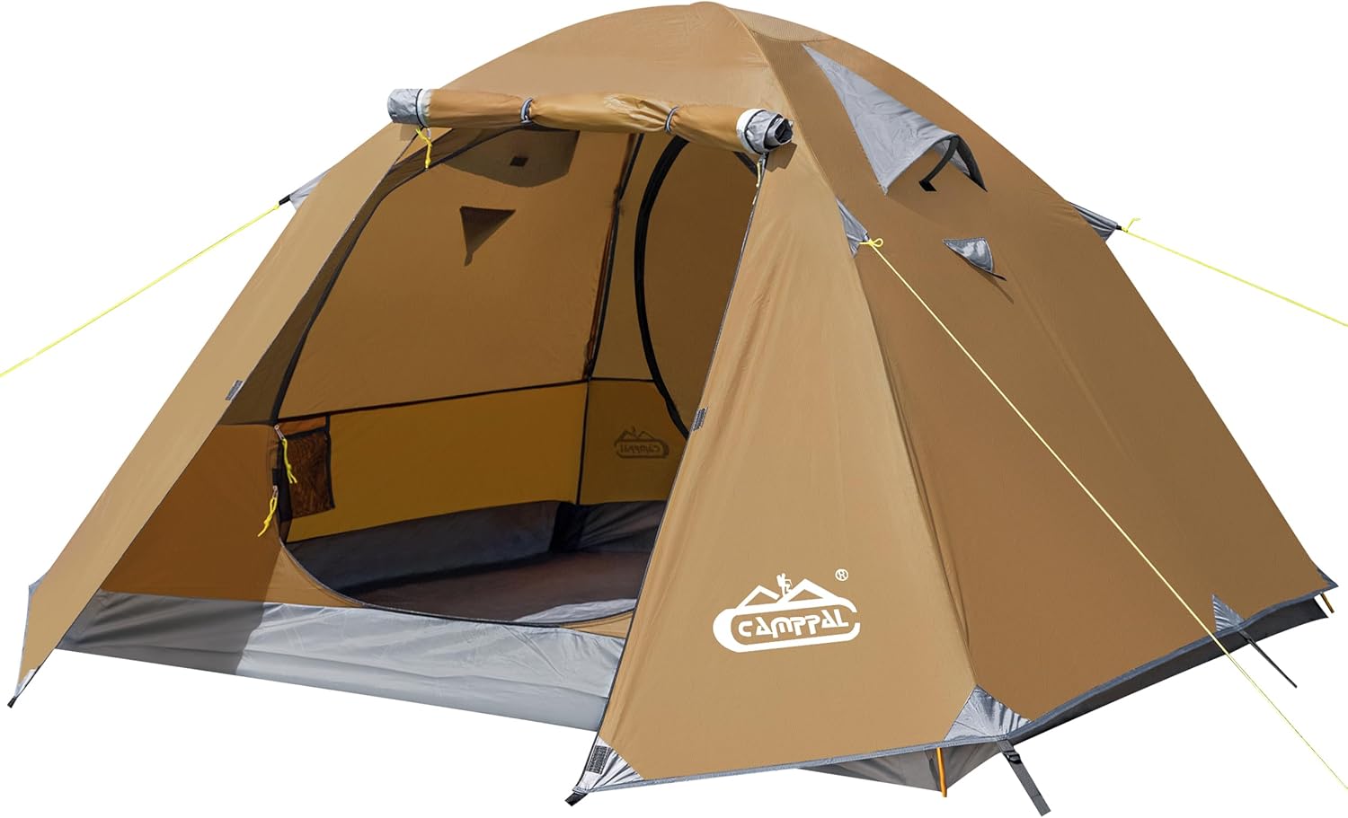 2-3 Person Tent Backpacking Tent, Waterproof Windproof 4 Season Tent for Camping, Easy Setup Two Person Tent for Backpacking, Hiking, Hunting, Motor Cycling  Biking · v6