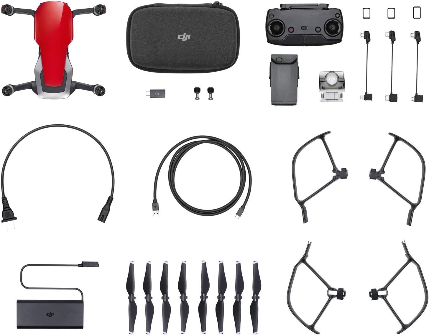 DJI Mavic Air Quadcopter with Remote Controller - Flame Red · v7