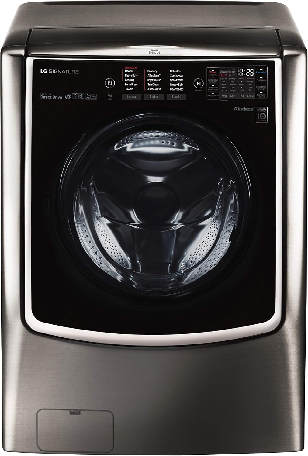 LG WM9500HKA SIGNATURE 5.8 cu. ft. Mega Capacity Washer in Black Stainless Steel · v5