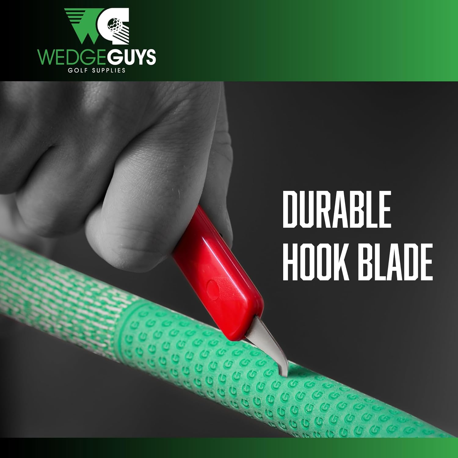 Kits de poignées de golf Wedge Guys pour regripper les clubs de golf - Qualité professionnelle - Les options incluent une lame à crochet, 15 ou 30 bandes de ruban adhésif, un étau en caoutchouc solvant de 5 ou 8 oz