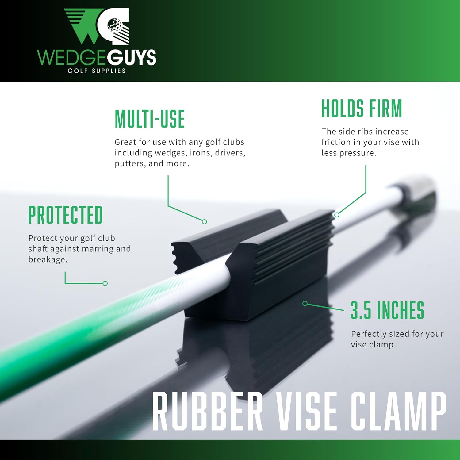 Kits de poignées de golf Wedge Guys pour regripper les clubs de golf - Qualité professionnelle - Les options incluent une lame à crochet, 15 ou 30 bandes de ruban adhésif, un étau en caoutchouc solvant de 5 ou 8 oz