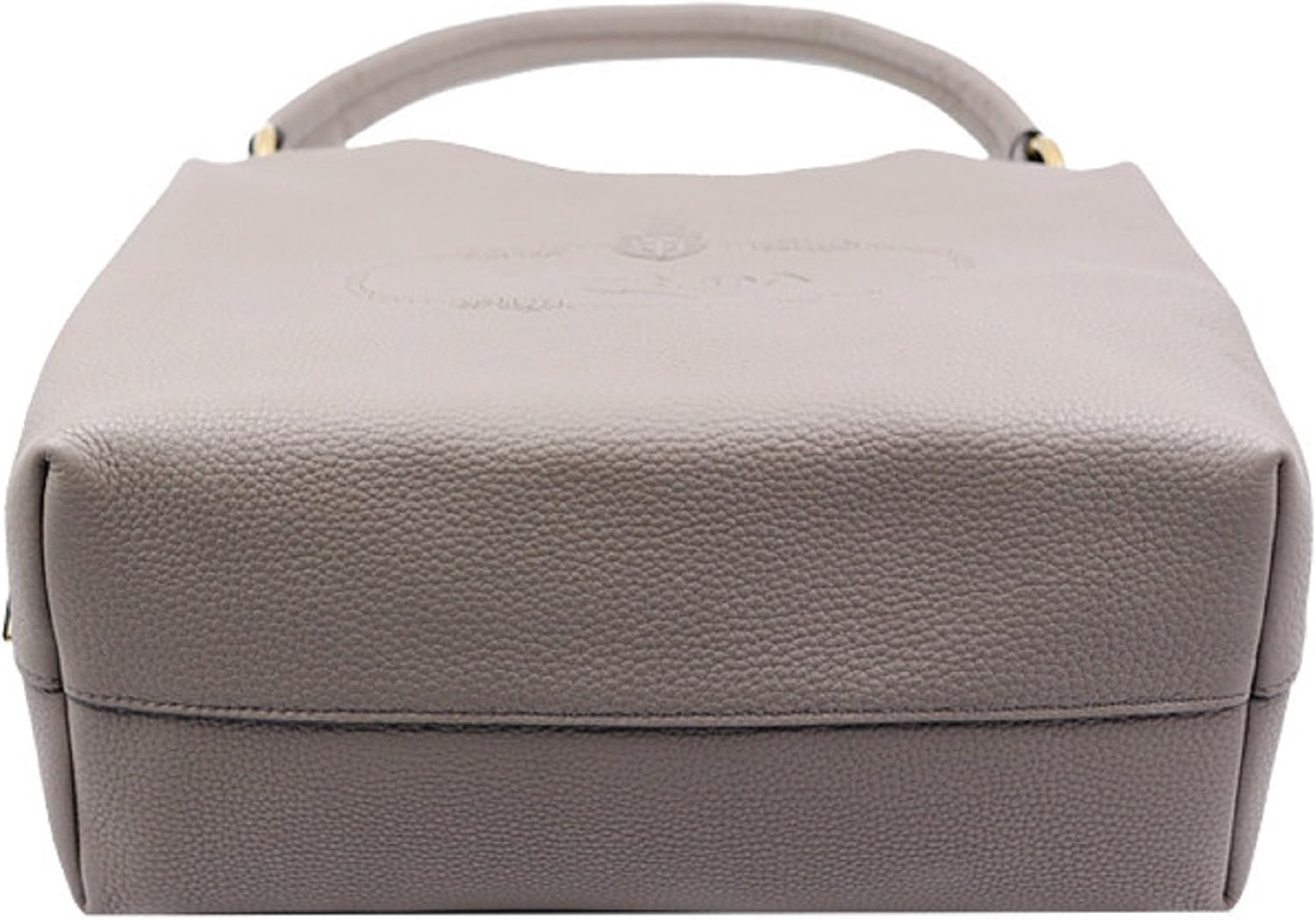 กระเป๋าถือ Prada Satchel สำหรับผู้หญิง - กระเป๋าถือหนังสีเทา Vitello Daino สำหรับผู้หญิง 1BC051 กระเป๋าสำหรับผู้หญิง