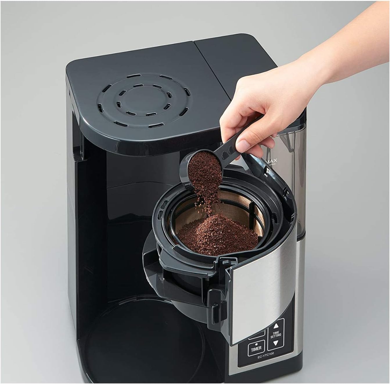 Zojirushi EC-YTC100XB 10-Cup Coffee Maker (Stainless Steel/Black) · v2