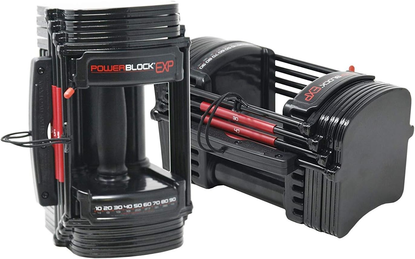 ดัมเบลปรับน้ำหนัก PowerBlock EXP จำหน่ายเป็นคู่ Stage 1 ดัมเบล 5-50 ปอนด์ โครงเหล็กทนทาน