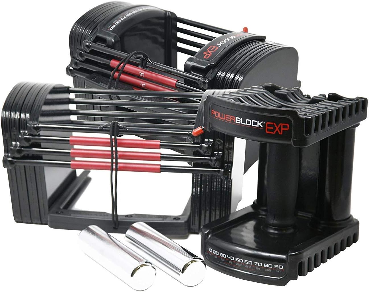 ดัมเบลปรับน้ำหนัก PowerBlock EXP จำหน่ายเป็นคู่ Stage 1 ดัมเบล 5-50 ปอนด์ โครงเหล็กทนทาน