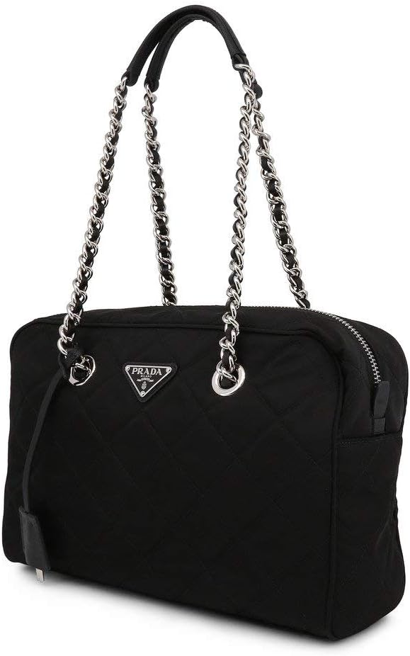 Prada Womens Black Tessuto Nylon Handbag 1BB903 · v4