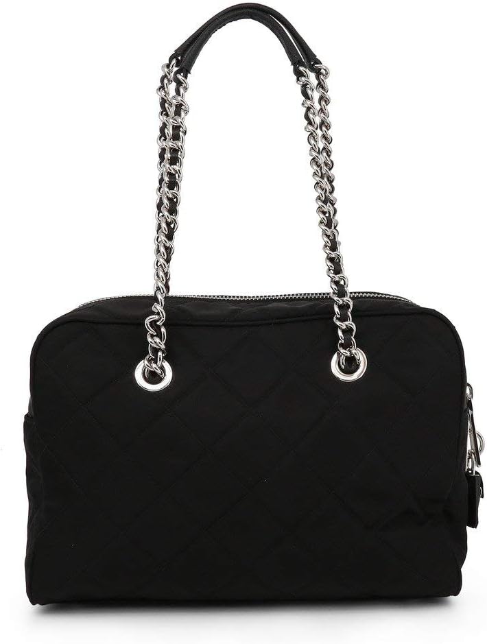 Prada Womens Black Tessuto Nylon Handbag 1BB903 · v4