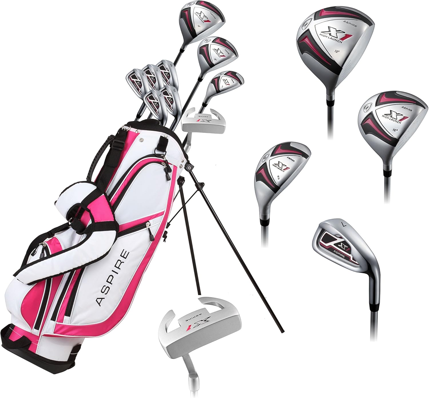 Pink Right Handed Golf Club Set for Petite Ladies · v2