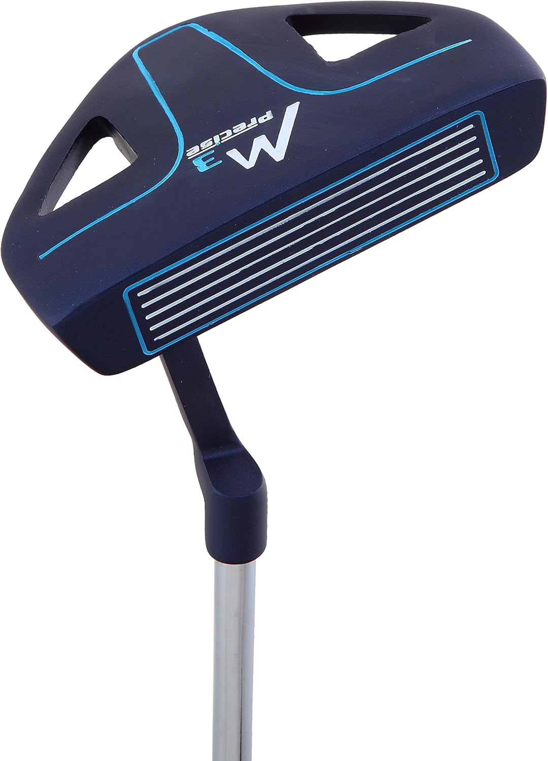 Precise M3 Petite Womens Right Handed Golf Club Set includes 12* Driver, 3 Wood, 21* Hybrid, 7-9 Cavity Back Irons, Pitching Wedge, Putter, Deluxe Stand Bag  3 Headcovers, Stylish Lite Blue · v3