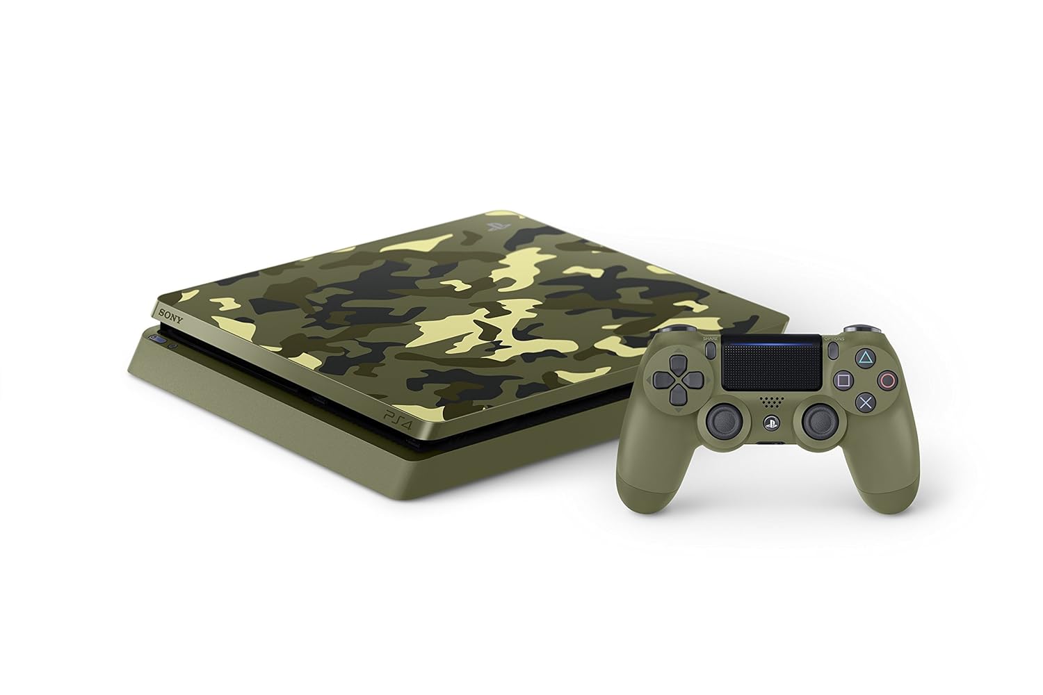 PlayStation 4 Slim 1TB Limited Edition Console - Call of Duty WWII Bundle [Discontinued] (Renewed)