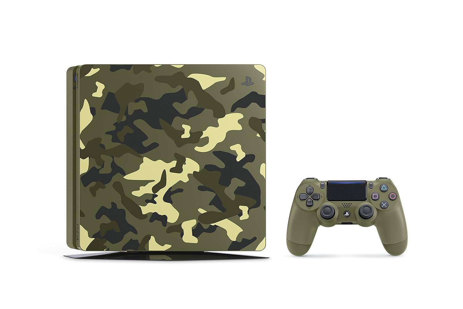 PlayStation 4 Slim 1TB Limited Edition Console - Call of Duty WWII Bundle [Discontinued] (Renewed)