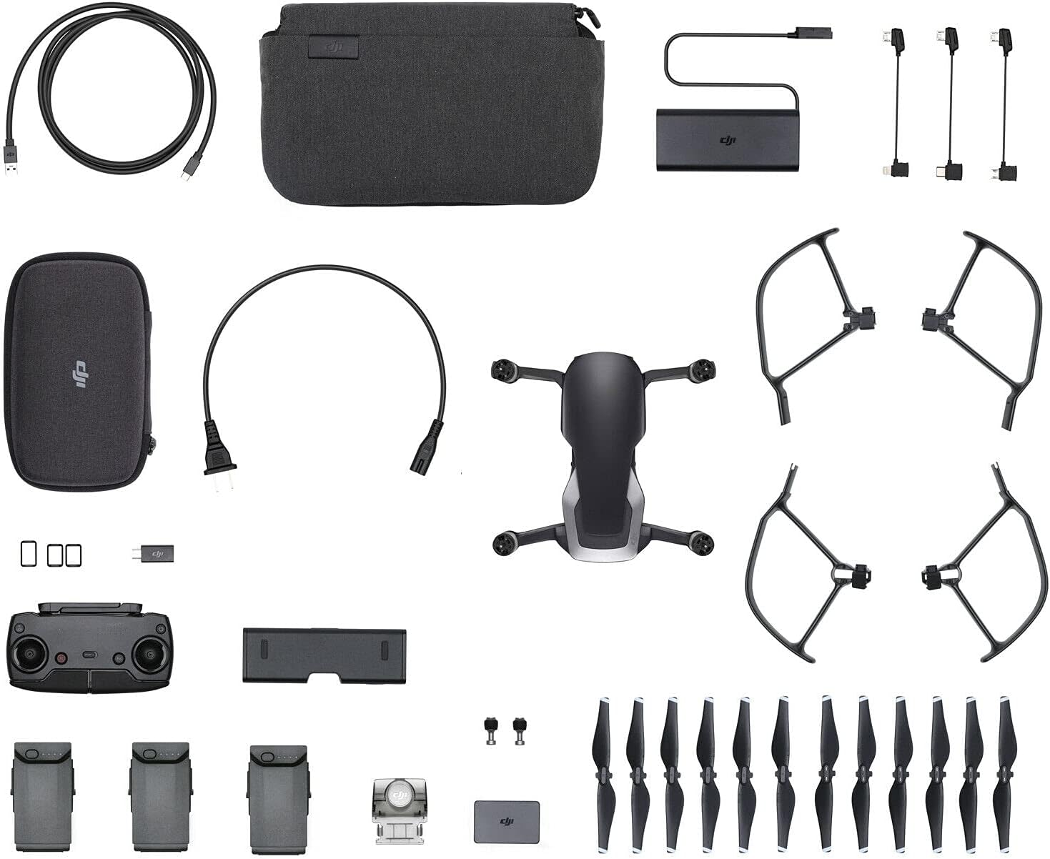 DJI Mavic Air Fly More Combo with DJI Care Refresh Portable Quadcopter Drone (Onyx Black) · v7