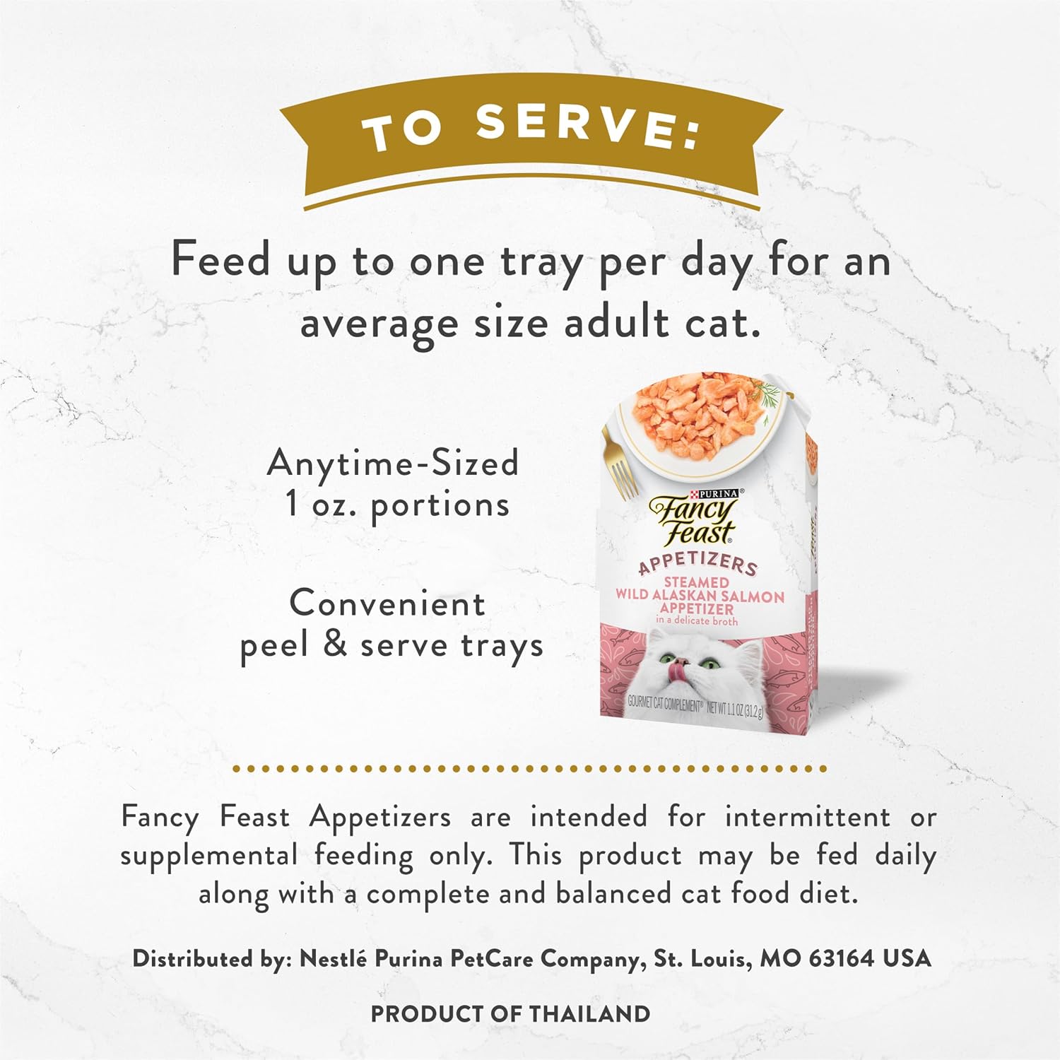 Purina Fancy Feast Appetizers Lickable Grain Free Wet Cat Food Topper Wild Alaskan Salmon Appetizer - (Pack of 10) 1.1 oz. Trays