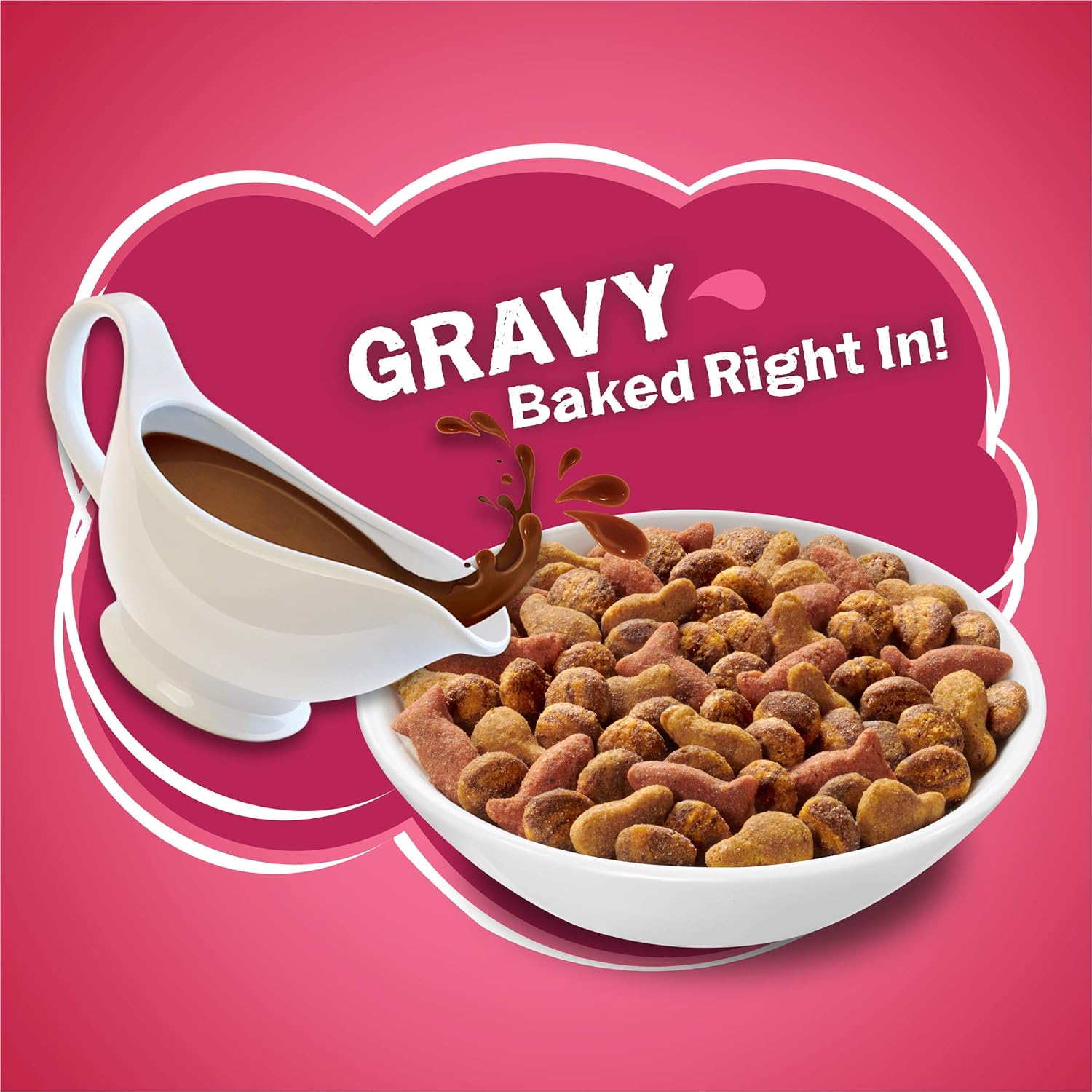 Purina Friskies Dry Cat Food, Gravy Swirlers - 22 lb. Bag · v2