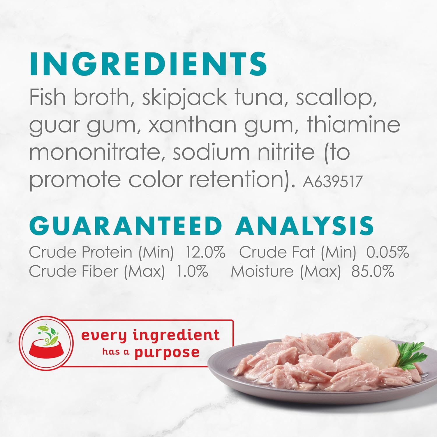 Purina Fancy Feast Appetizers, topper umido per gatti, leccabile, senza cereali, antipasto leggero e tonno con capesante - (confezione da 10) vassoi da 1,1 once