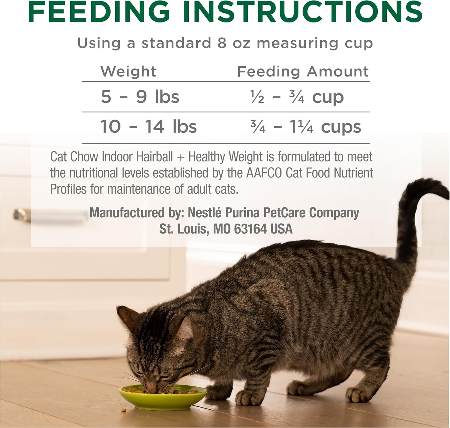 Purina Cat Chow Indoor Dry Cat Food, Hairball   Healthy Weight - (Pack of 4) 3.15 lb. Bags · v2