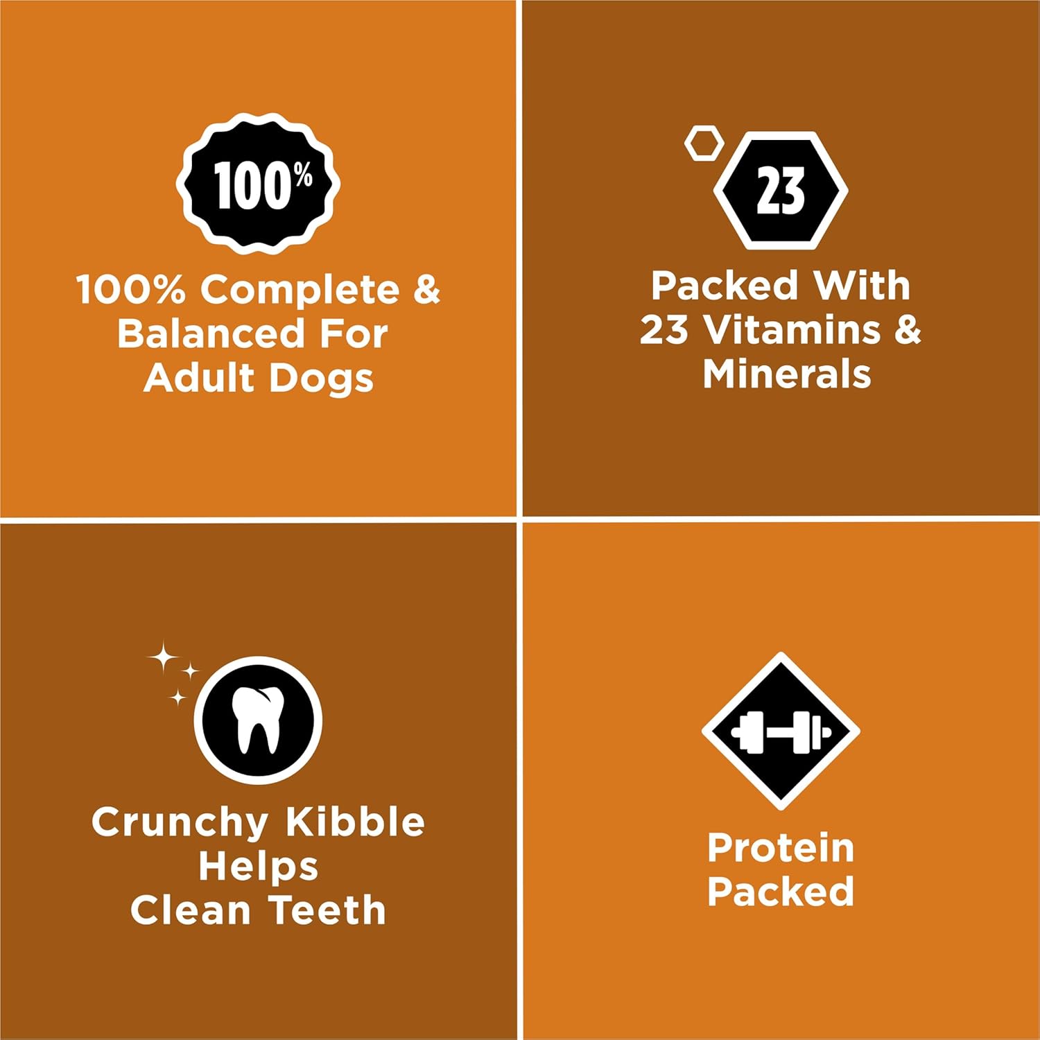 Purina Dog Chow Little Bites para perros de razas pequeñas, receta seca, con pollo y ternera de verdad, (paquete de 4) bolsas de 4 libras