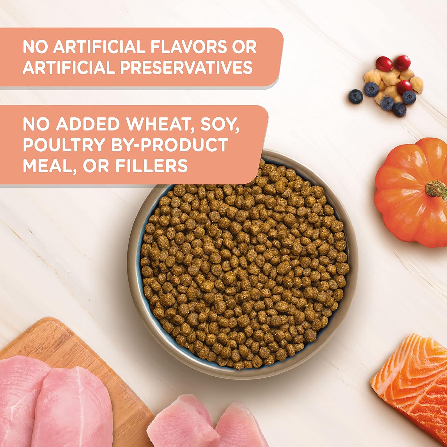 Nourriture sèche naturelle de première qualité pour chats Rachael Ray Nutrish Inner Health avec vitamines, minéraux et autres nutriments ajoutés, recette de dinde aux pois chiches et au saumon, 3 livres