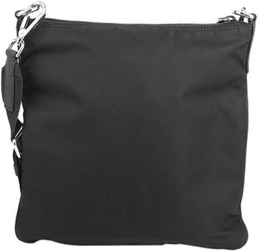 Prada Unisex Medium Black Tessuto Nylon Messenger Crossbody Handbag · v3