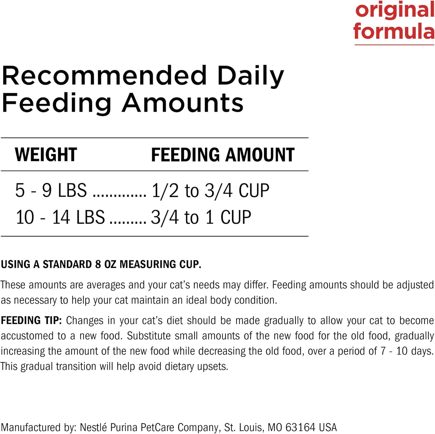 Purina Cat Chow Naturals With Added Vitamins, Minerals and Nutrients Dry Cat Food, Naturals Original - (Pack of 4) 3.15 lb. Bags · v2