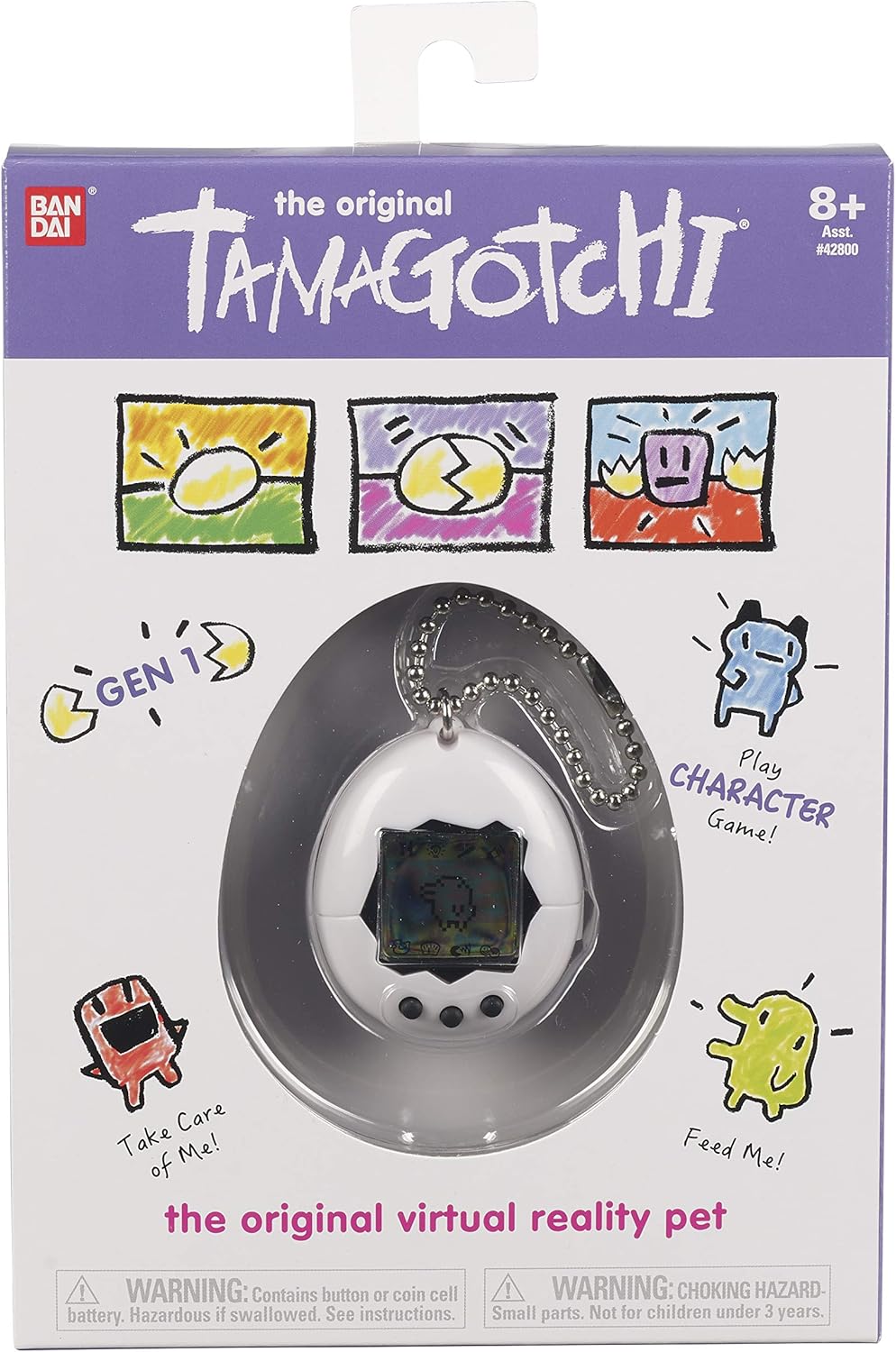 Tamagotchi Original - Biały/Czarny