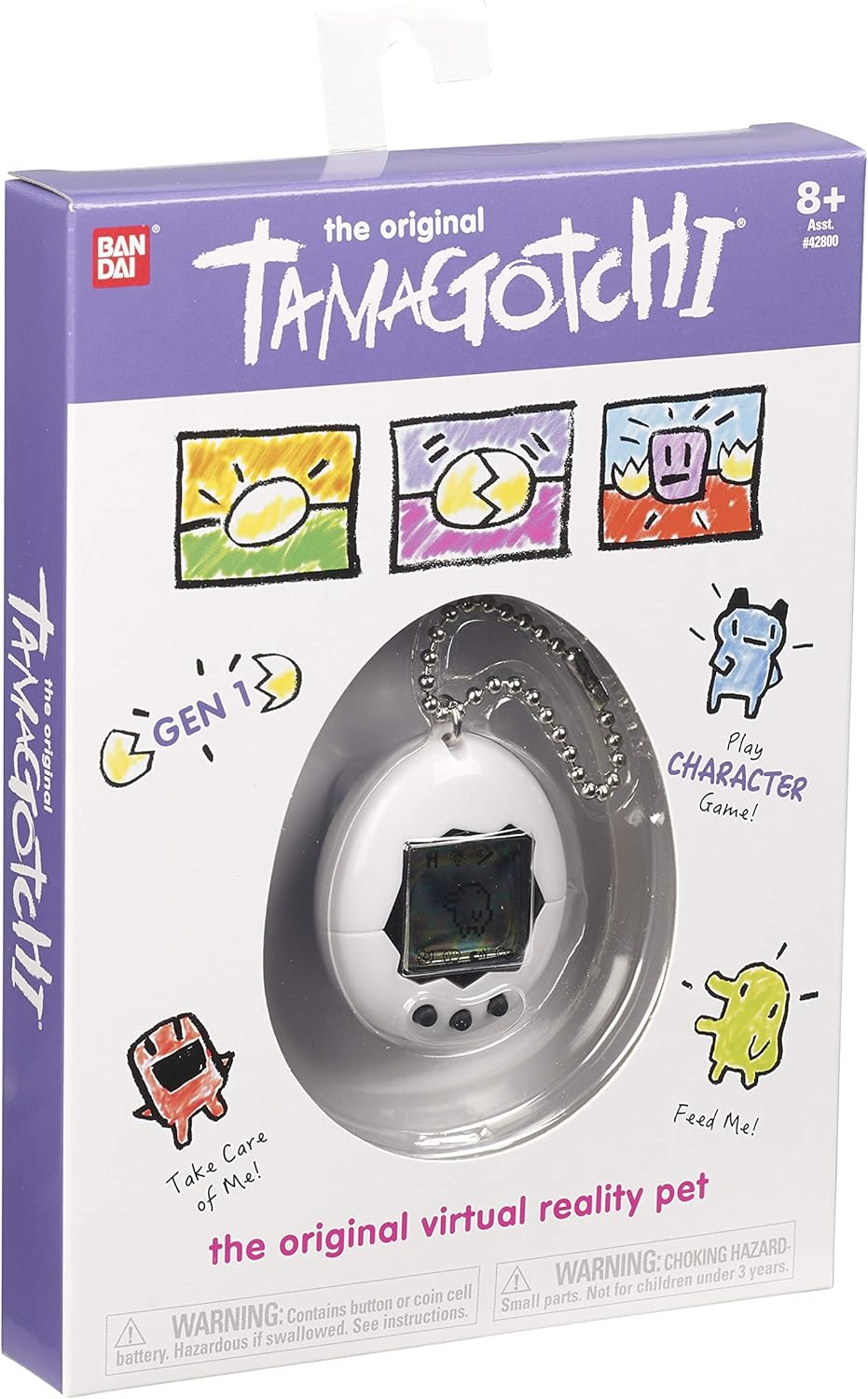 Tamagotchi Original - Biały/Czarny