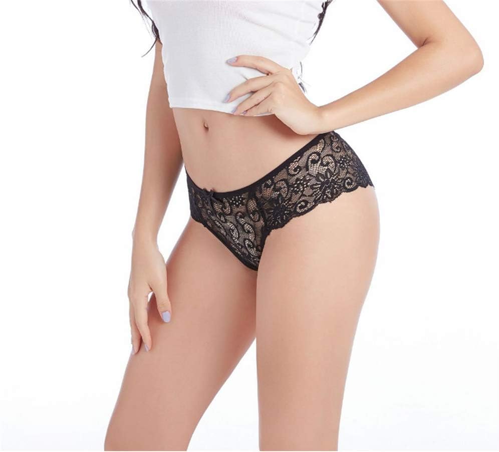 Sunm Boutique レディース 下着 目に見えないシームレスビキニ レース下着 ハーフバックカバーパンティー
