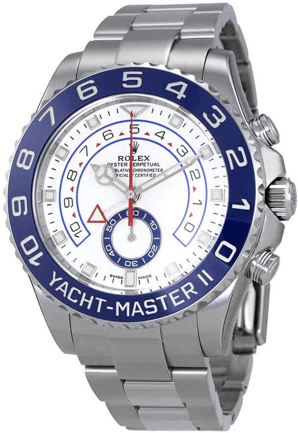 Rolex Yacht-Master II Beyaz Kadranlı Otomatik Erkek Saat 116680-0002