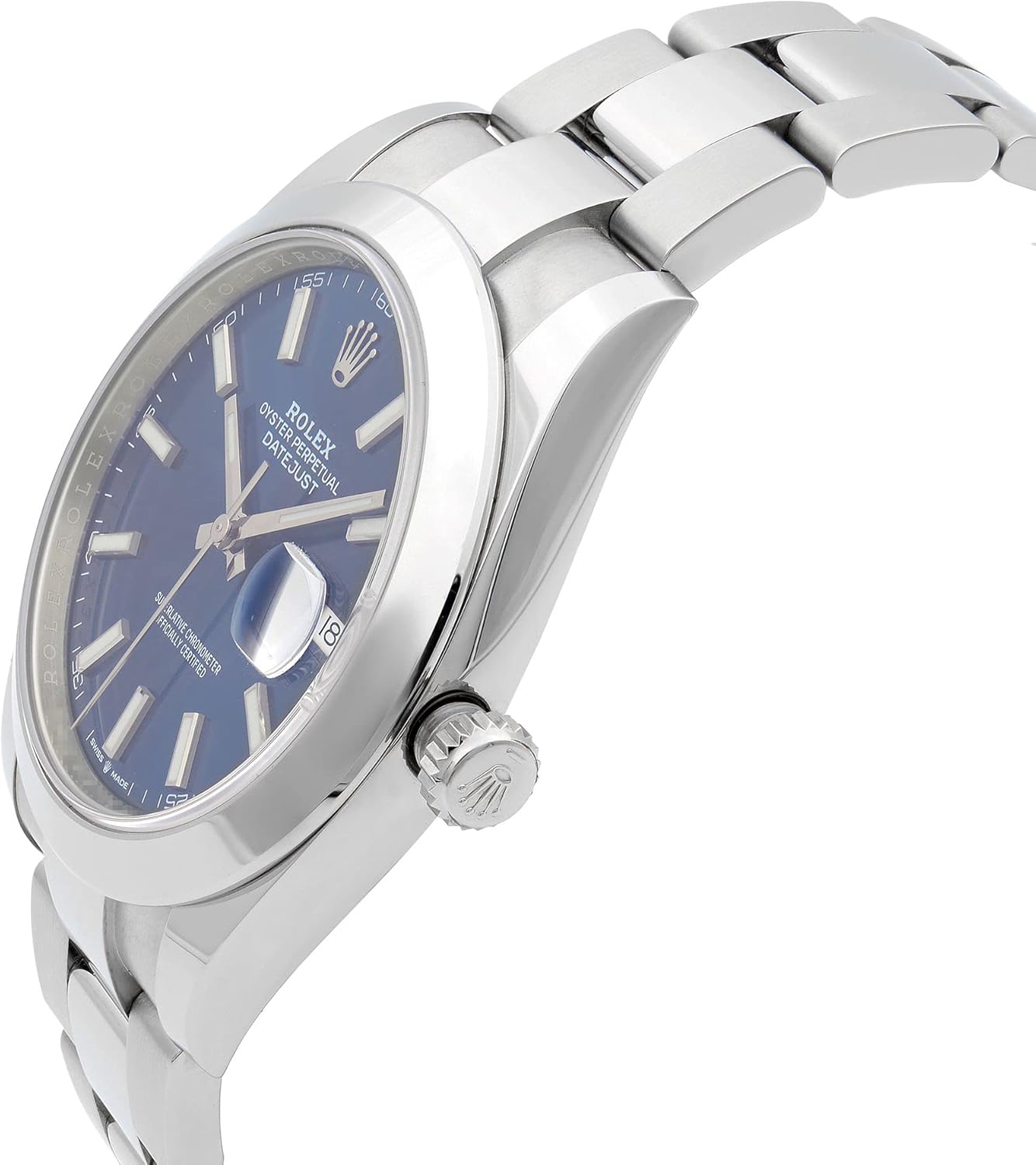 Rolex Datejust 41 Mavi Kadran Paslanmaz Çelik Erkek Saat 126300BLSO