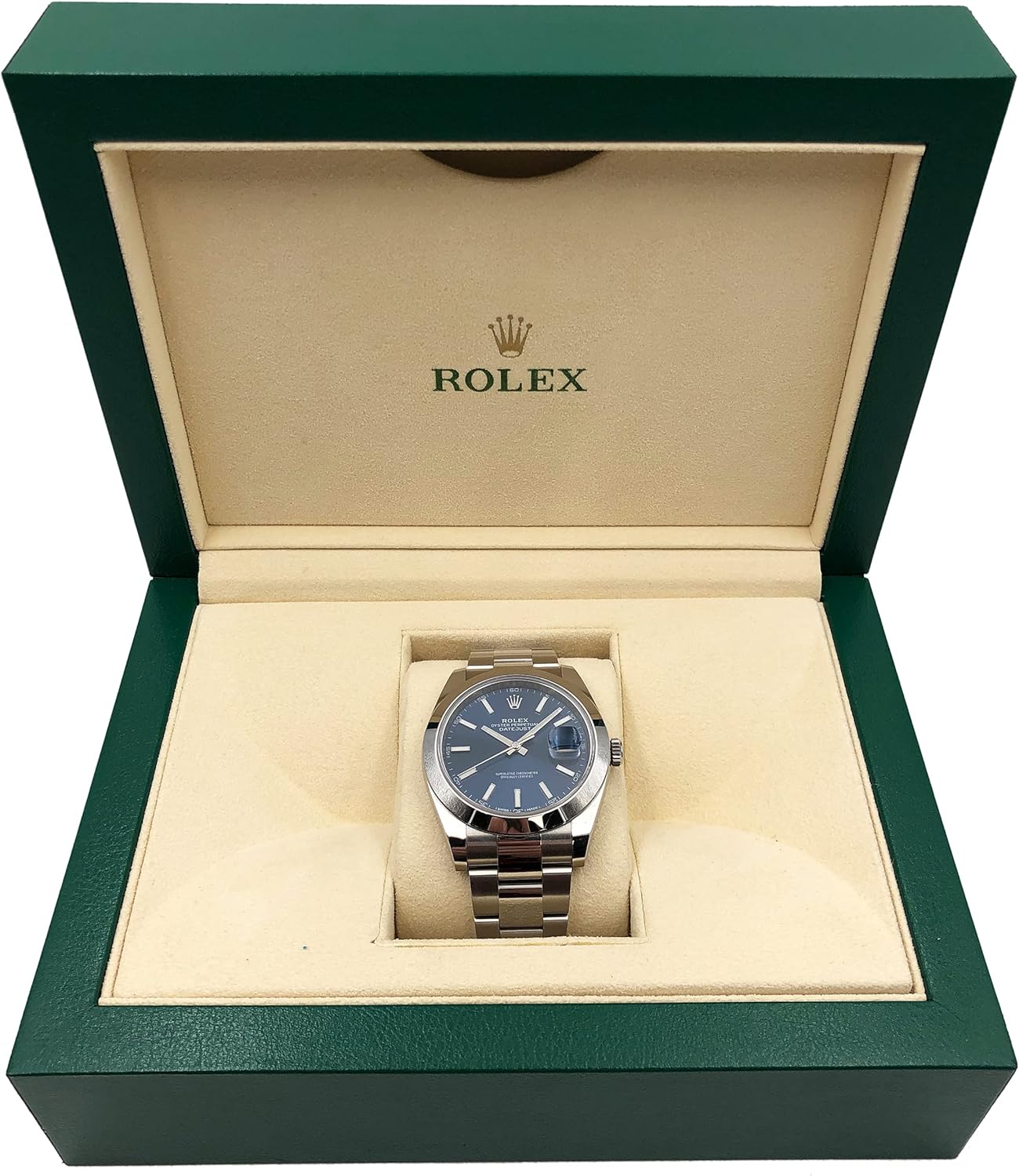 Rolex Datejust 41 Mavi Kadran Paslanmaz Çelik Erkek Saat 126300BLSO