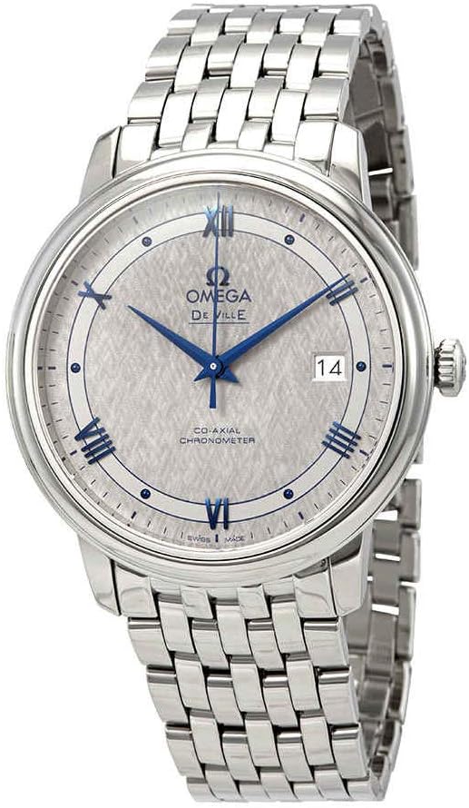 Omega De Ville Prestige Chronograph Automatyczny męski zegarek z szarą tarczą 424.10.40.20.06.002
