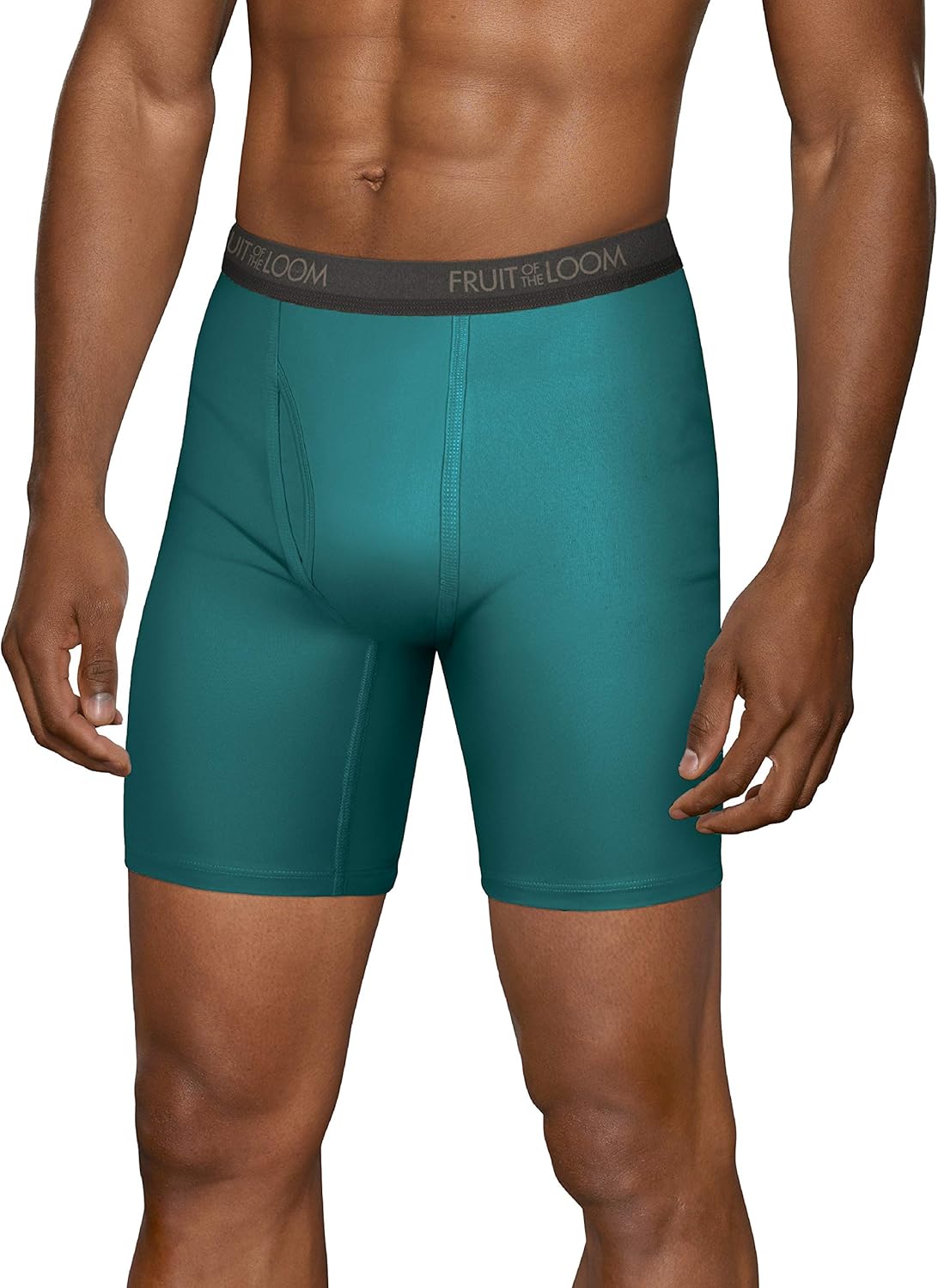 Fruit of the Loom Mens Micro Stretch Boxer Briefs, Designed to Move with You, Lightweight  Moisture Wicking