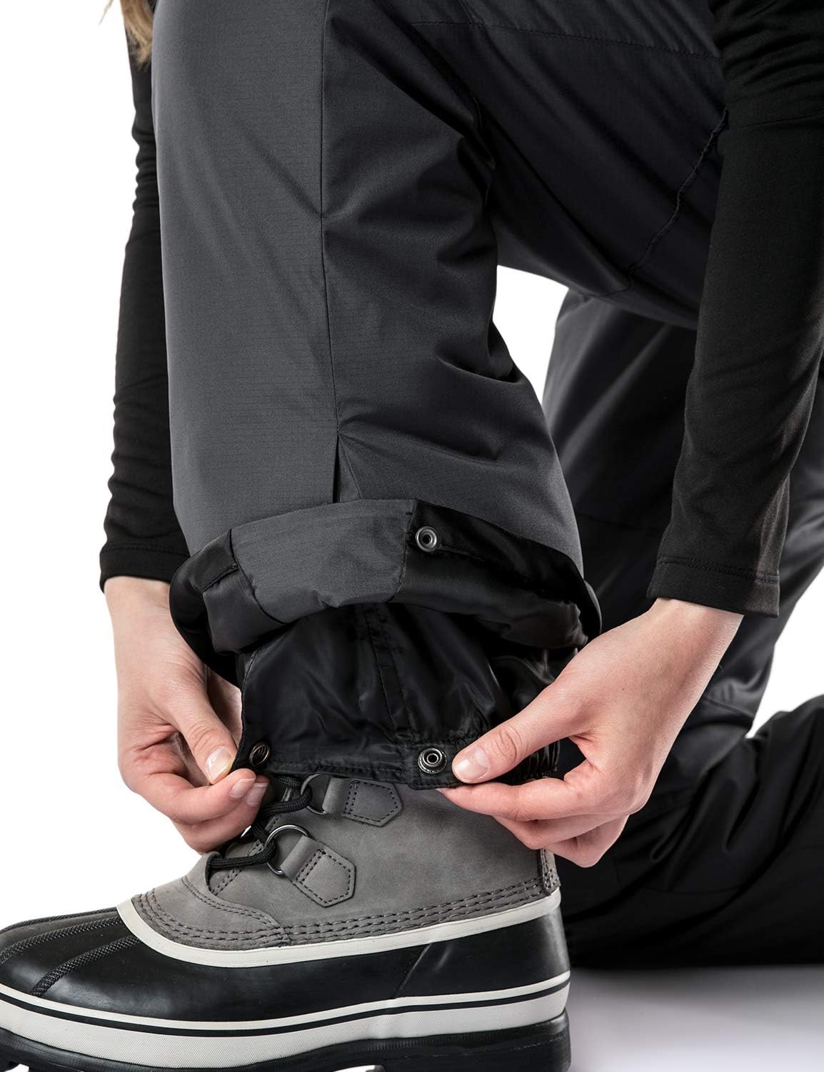 TSLA Womens Winter Snow Pants, Waterproof Insulated Ski Pants, Ripstop Snowboard Bottoms · v3