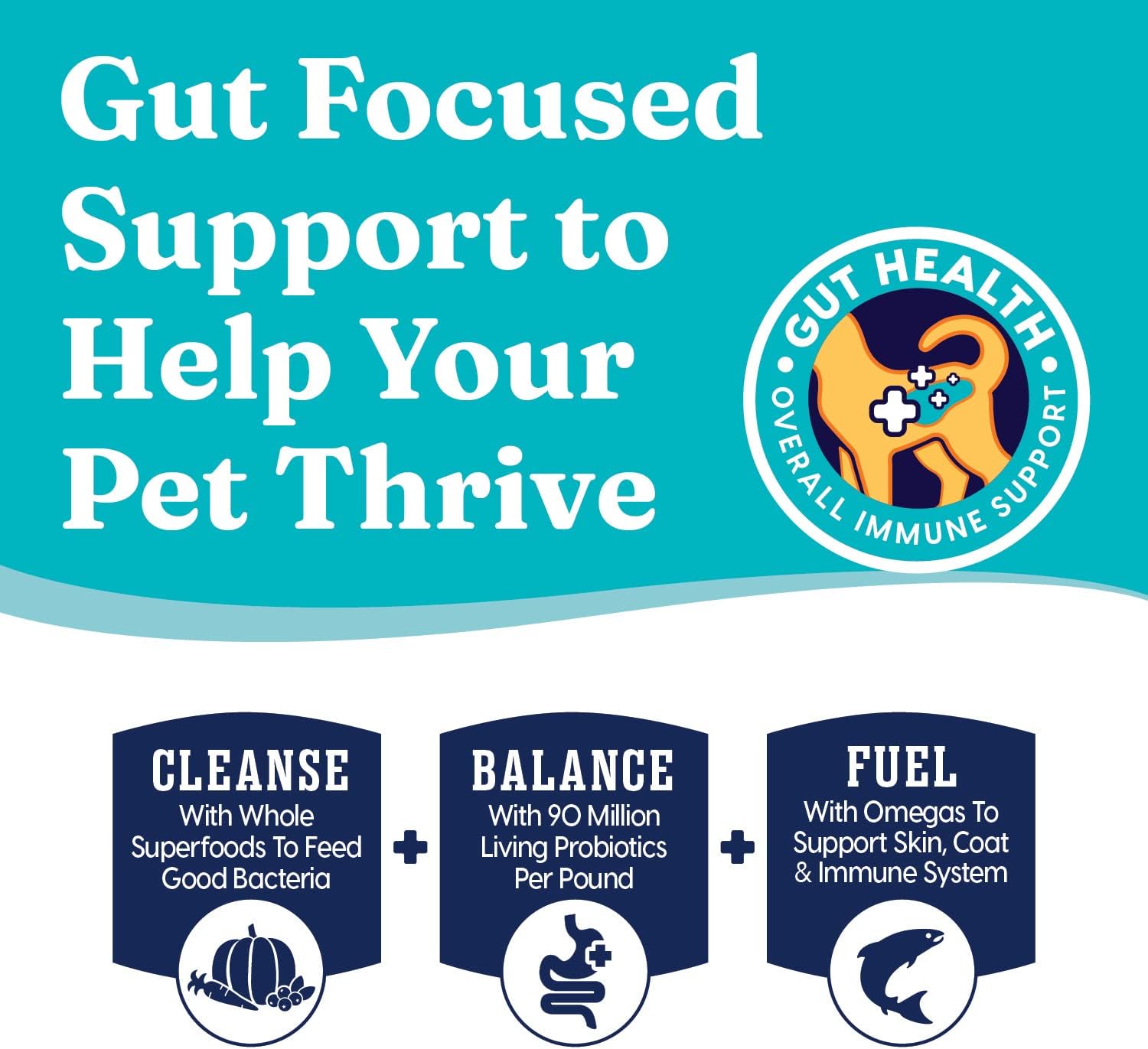Alimento para perros Solid Gold Mighty para razas pequeñas, alimento seco para cualquier raza de juguete, para la salud intestinal y el apoyo del estómago sensible, probióticos digestivos para perros, amplificador de cereales; receta sin gluten
