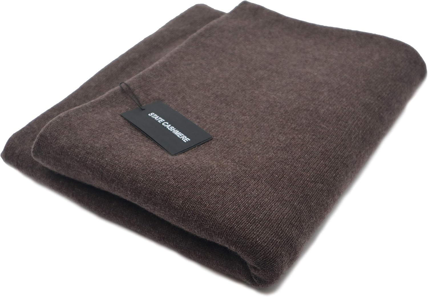 State Cashmere Reversible Throw Blanket - Ultra Soft Accent Blanket for Couch, Sofa  Bed Made with 100% Inner Mongolian Cashmere - Crafted Home Accessories - (Black Coffee/Winter Twig, 60x50") · v2