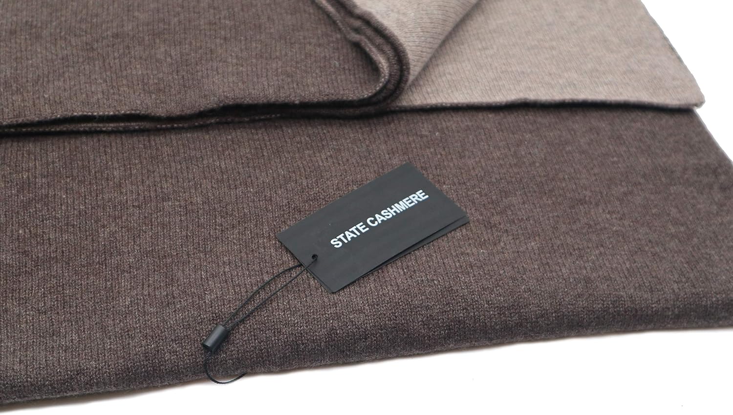 State Cashmere Reversible Throw Blanket - Ultra Soft Accent Blanket for Couch, Sofa  Bed Made with 100% Inner Mongolian Cashmere - Crafted Home Accessories - (Black Coffee/Winter Twig, 60x50") · v2