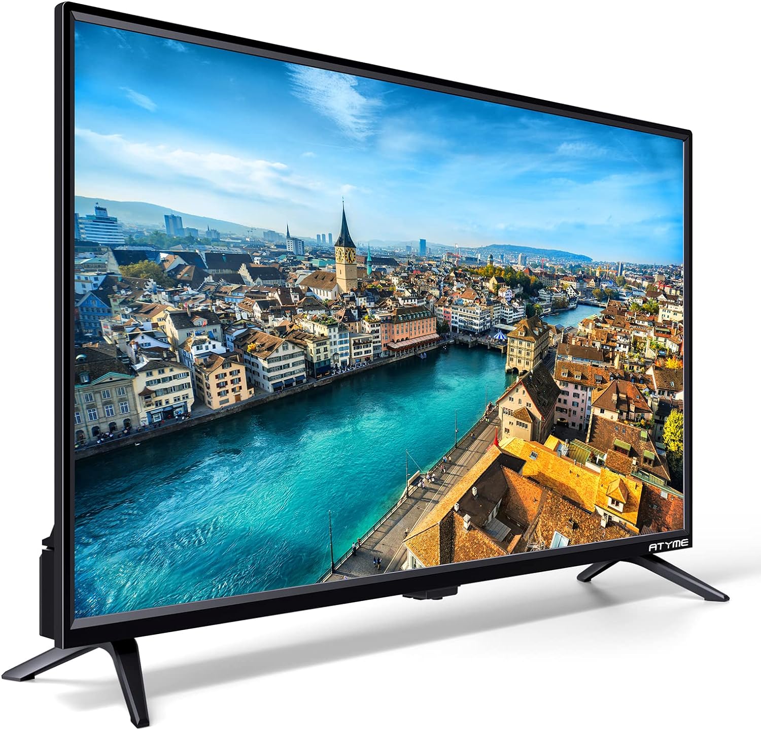TV LED HD da 32 pollici classe 60Hz 720p Schermo piatto 1*USB 3* HDMI 1*VGA ARC Altoparlanti a doppio canale da 8 W Monitor Televisore 320GM5HD