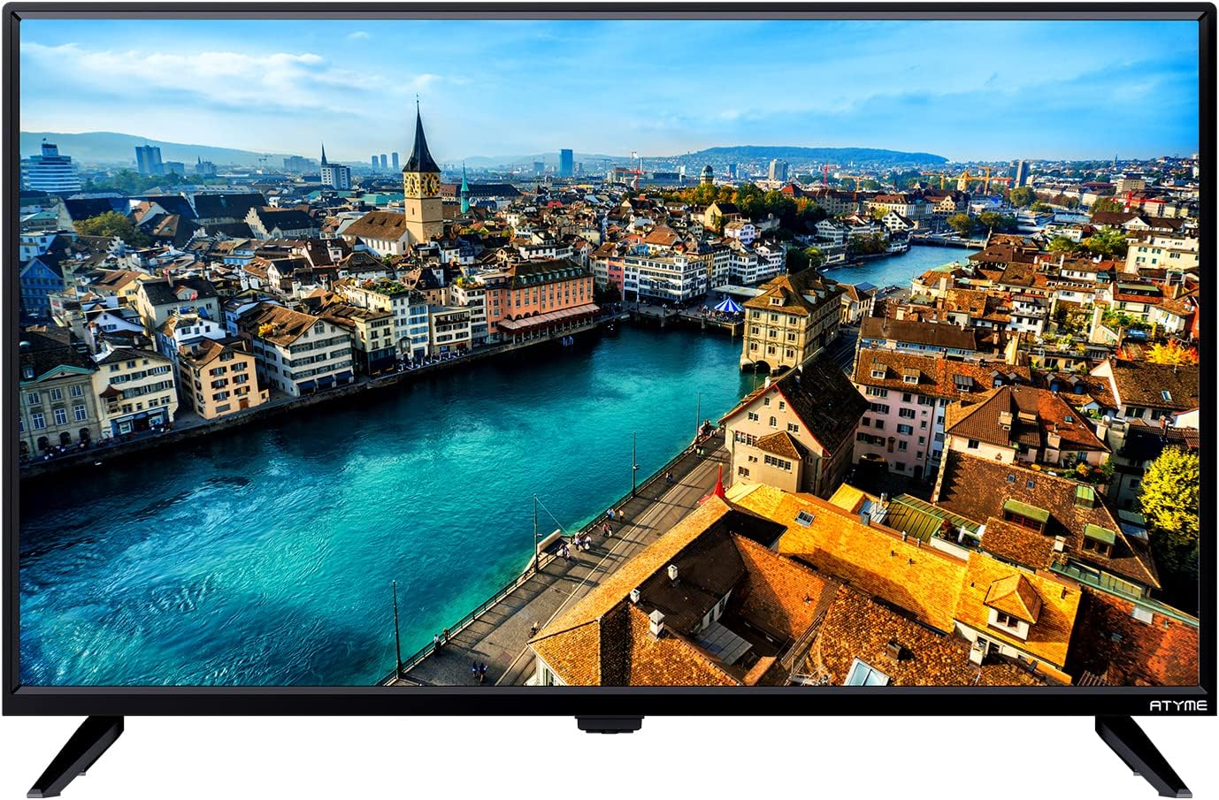 TV LED HD da 32 pollici classe 60Hz 720p Schermo piatto 1*USB 3* HDMI 1*VGA ARC Altoparlanti a doppio canale da 8 W Monitor Televisore 320GM5HD