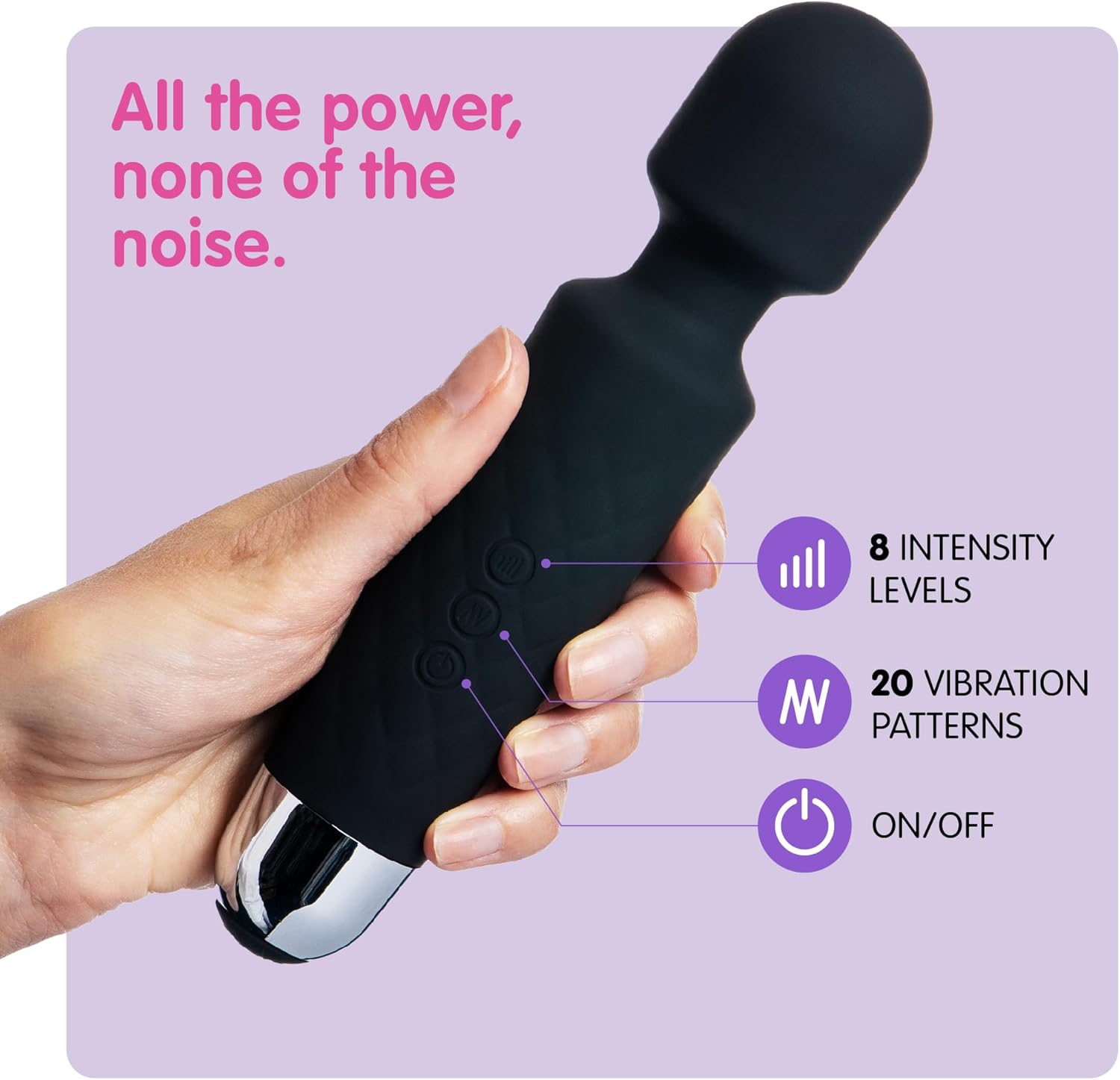 Oliver James Vibrator Sex Toys - Vibrators, Dildos and Vibrator for Women, Quiet Vibrating Dildo and Women Sex Toys, Adult Toys for Women, Sex Toy with 20 Vibrating Patterns for Sexual Pleasure · v2