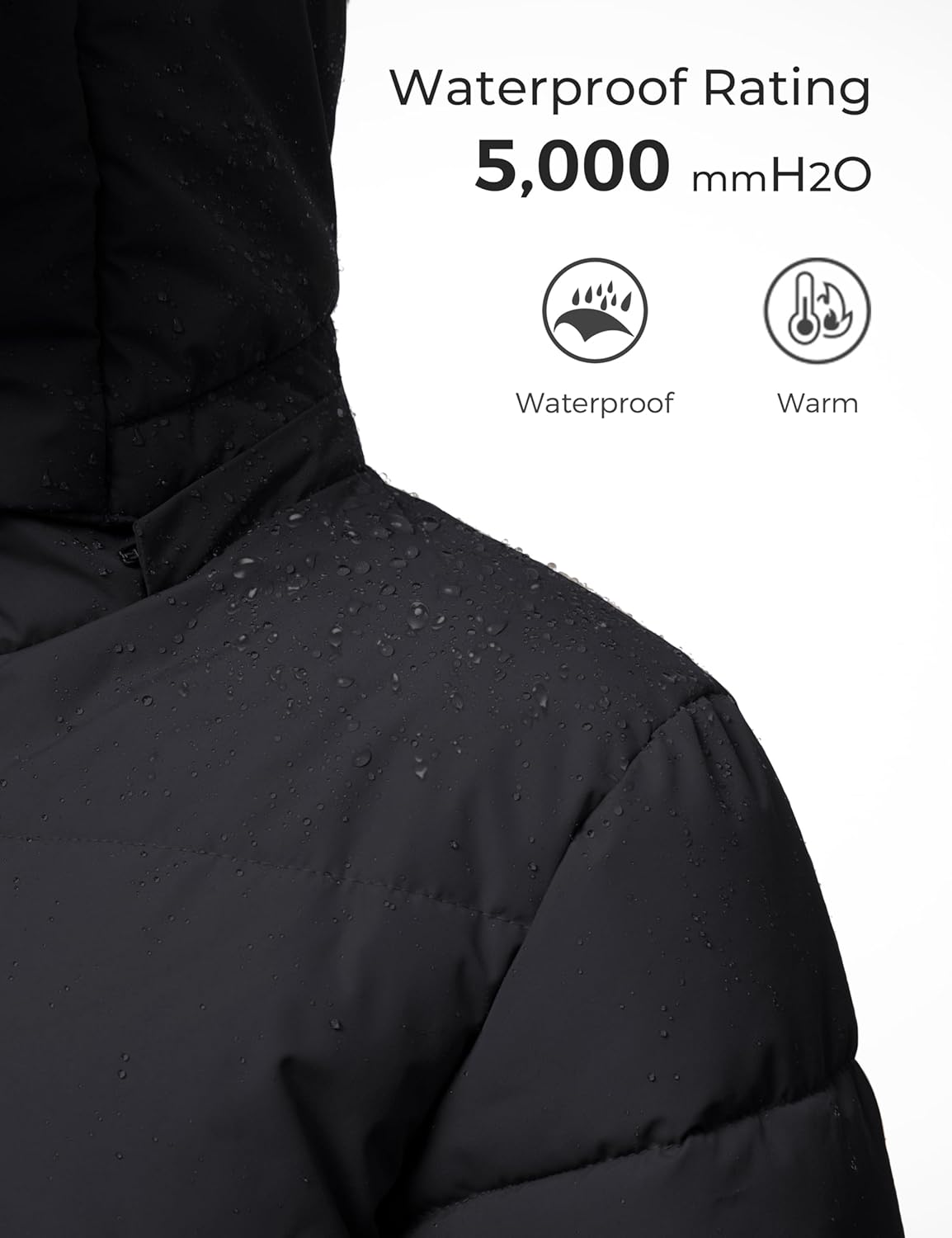 wantdo Boys Windproof Padded Winter Coat Hooded Puffer Jacket Outwear