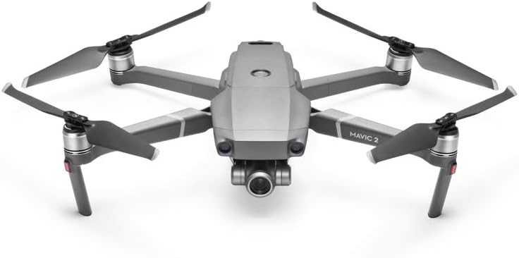 DJI Mavic 2 Zoom - Drone Quadricottero UAV con fotocamera con zoom ottico Gimbal a 3 assi, video 4K, 12 MP, sensore CMOS 1/2.3, fino a 48 miglia all'ora, grigio