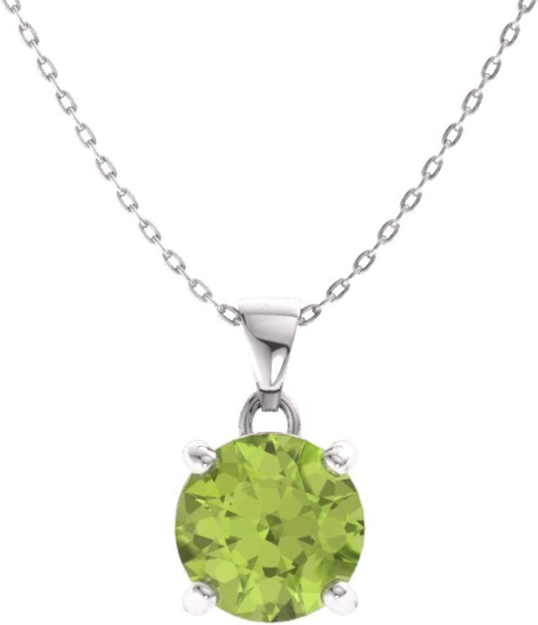 Collana Solitaire Petite con pietre preziose naturali e certificate Diamondere in oro massiccio 14 carati | Ciondolo da 0,31 carati con catena