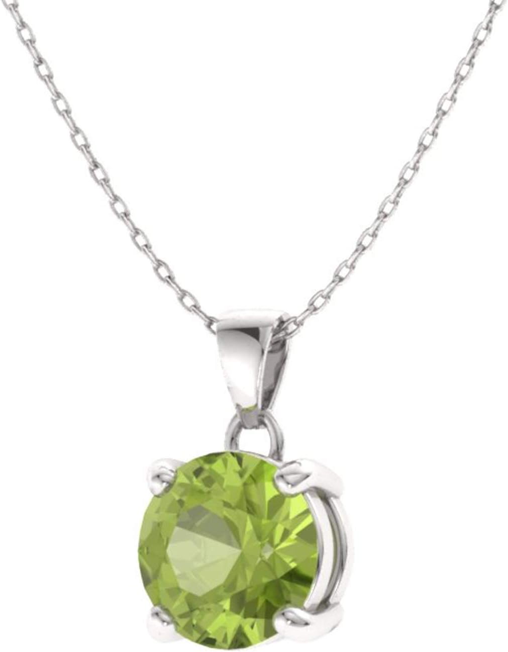 Collana Solitaire Petite con pietre preziose naturali e certificate Diamondere in oro massiccio 14 carati | Ciondolo da 0,31 carati con catena