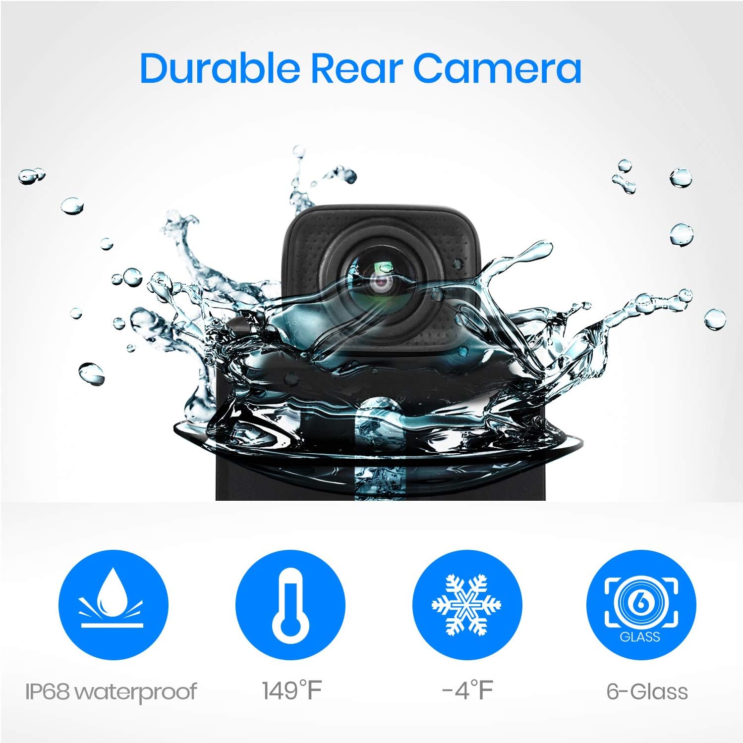AUTO-VOX CS-2 Wireless Backup Camera with 4.3 Car Monitor, Easy Install Stable Digital Signal Back Up Camera System, Super Night Vision Reverse Cam for Truck, SUV, Van, Trailer · v3
