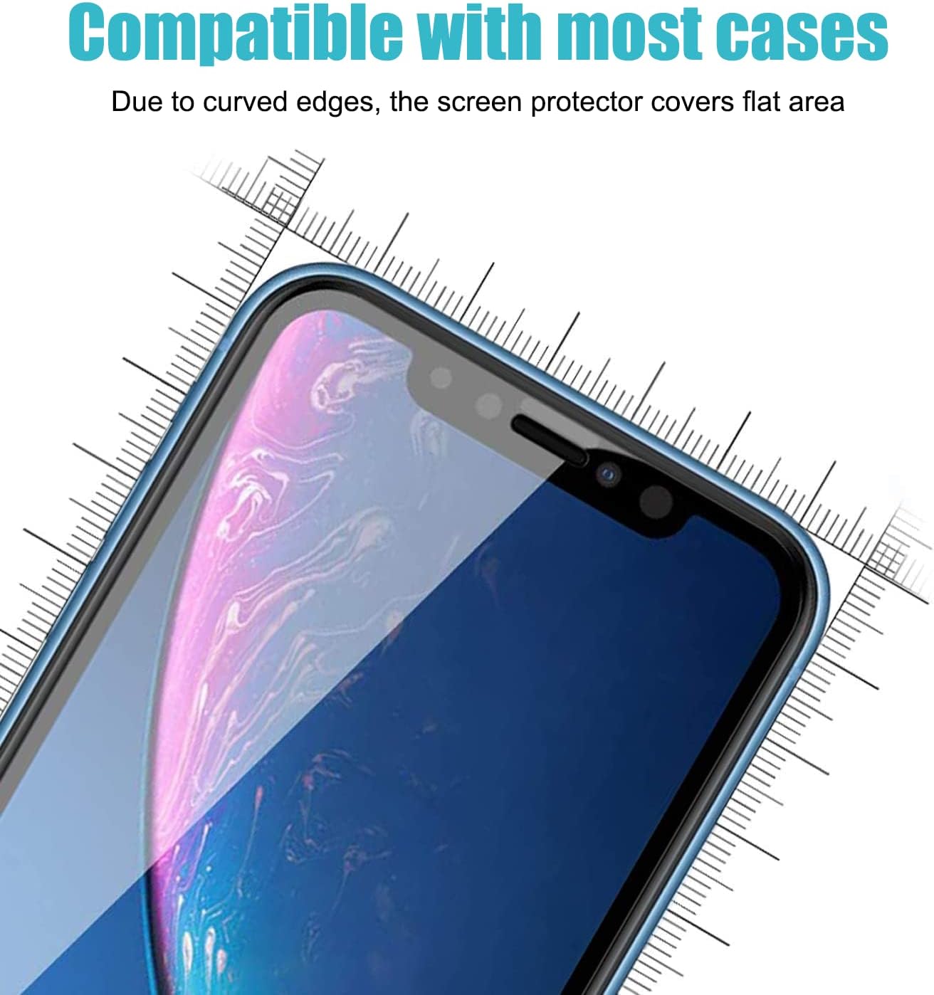 pehael [3 Pack Privacy Screen Protector for iPhone 11/iPhone XR Anti-Spy Tempered Glass Film 9H Hardness Upgrade Edge Protection Easy Installation Bubble Free [6.1 inch]