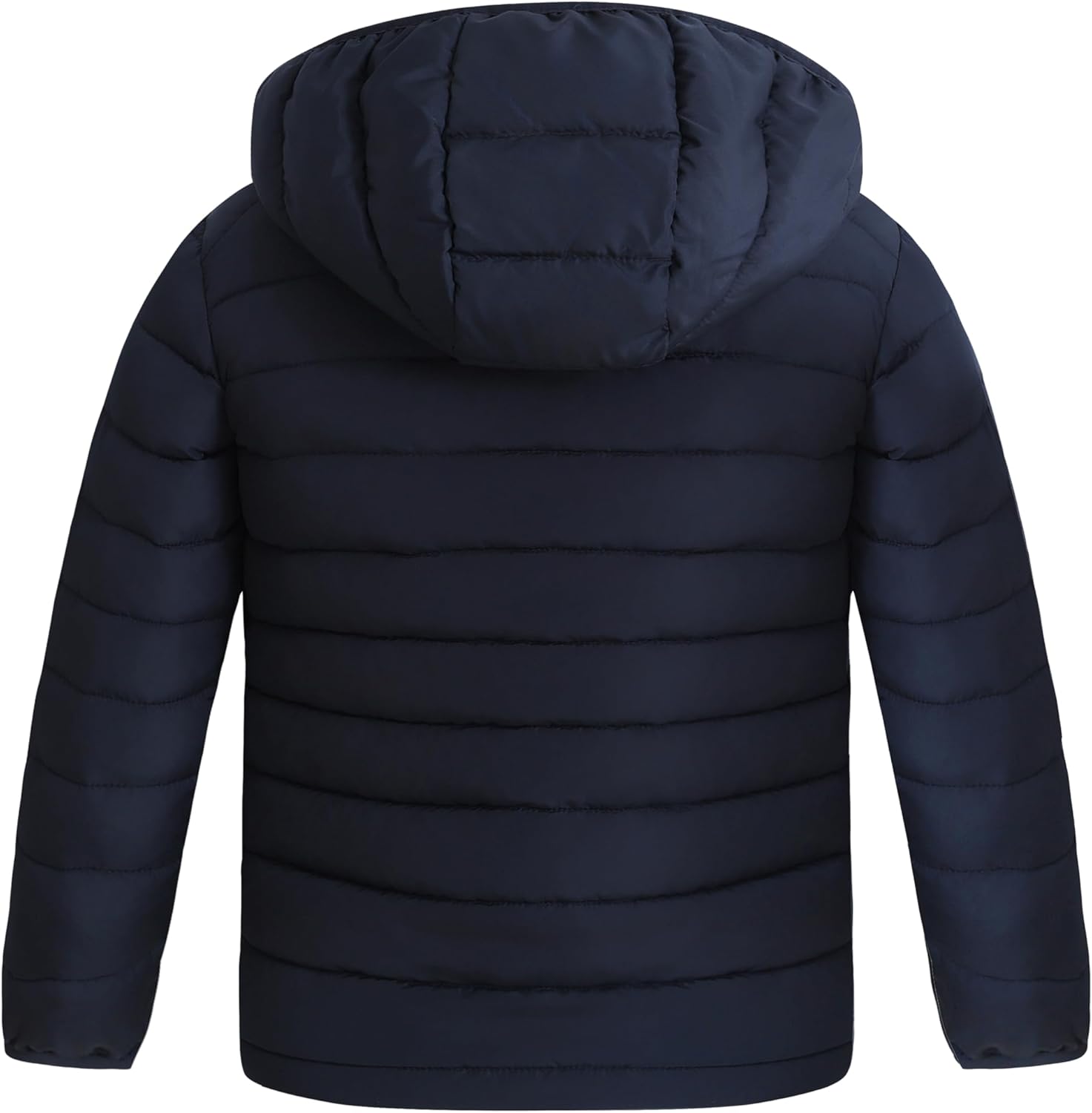 wantdo Boys Winter Coat Lightweight Puffer Jacket Waterproof Hooded Outerwear