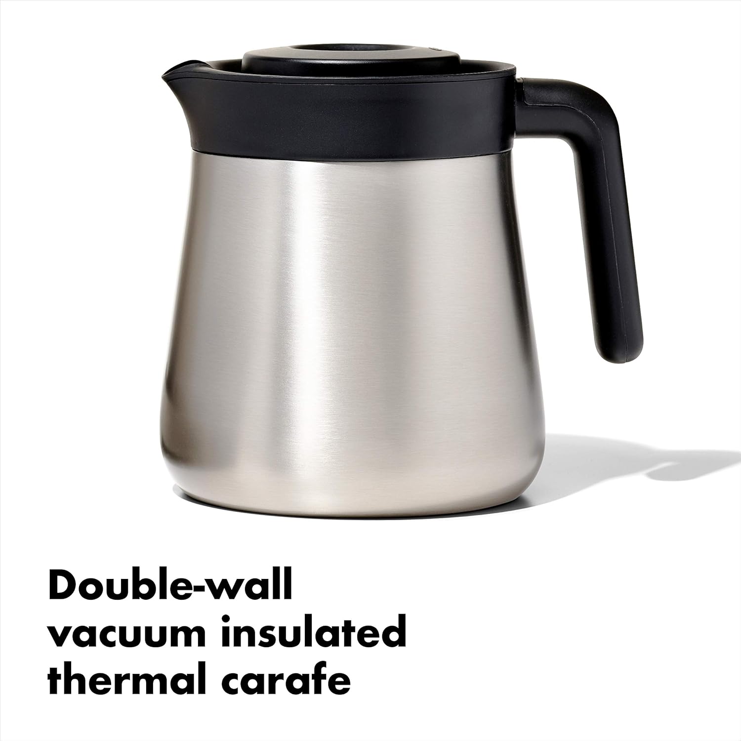 OXO Brew 8 Cup Kahve Makinesi, Paslanmaz çelik, Siyah